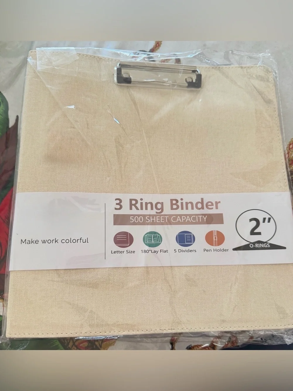 3-Ring Binder - Cream 2